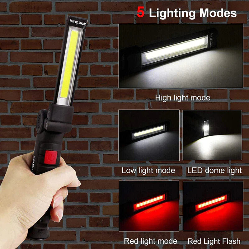 Rechargeable magnetic LED work light