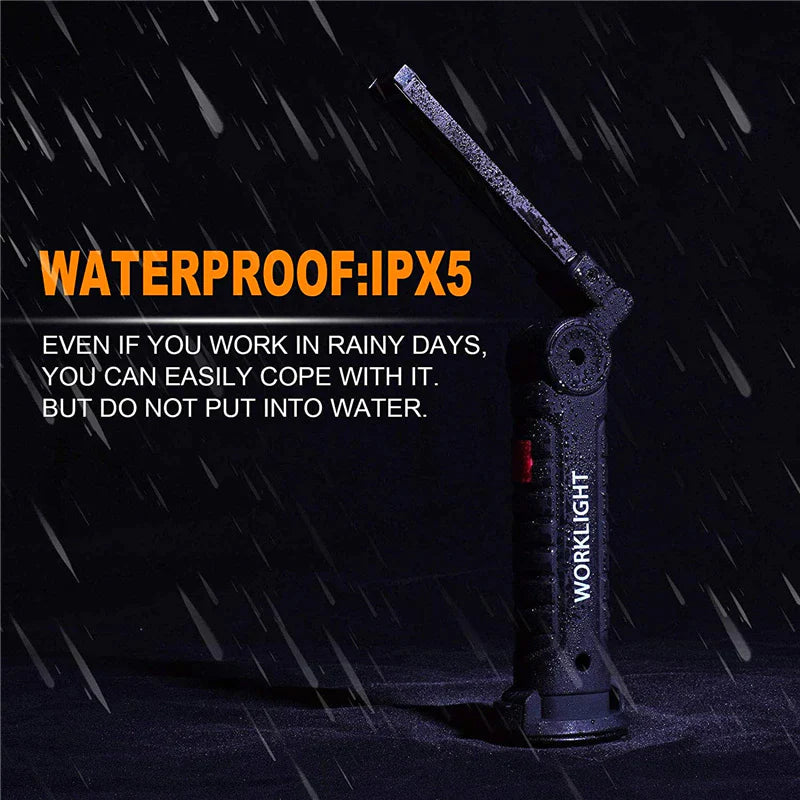Rechargeable magnetic LED work light