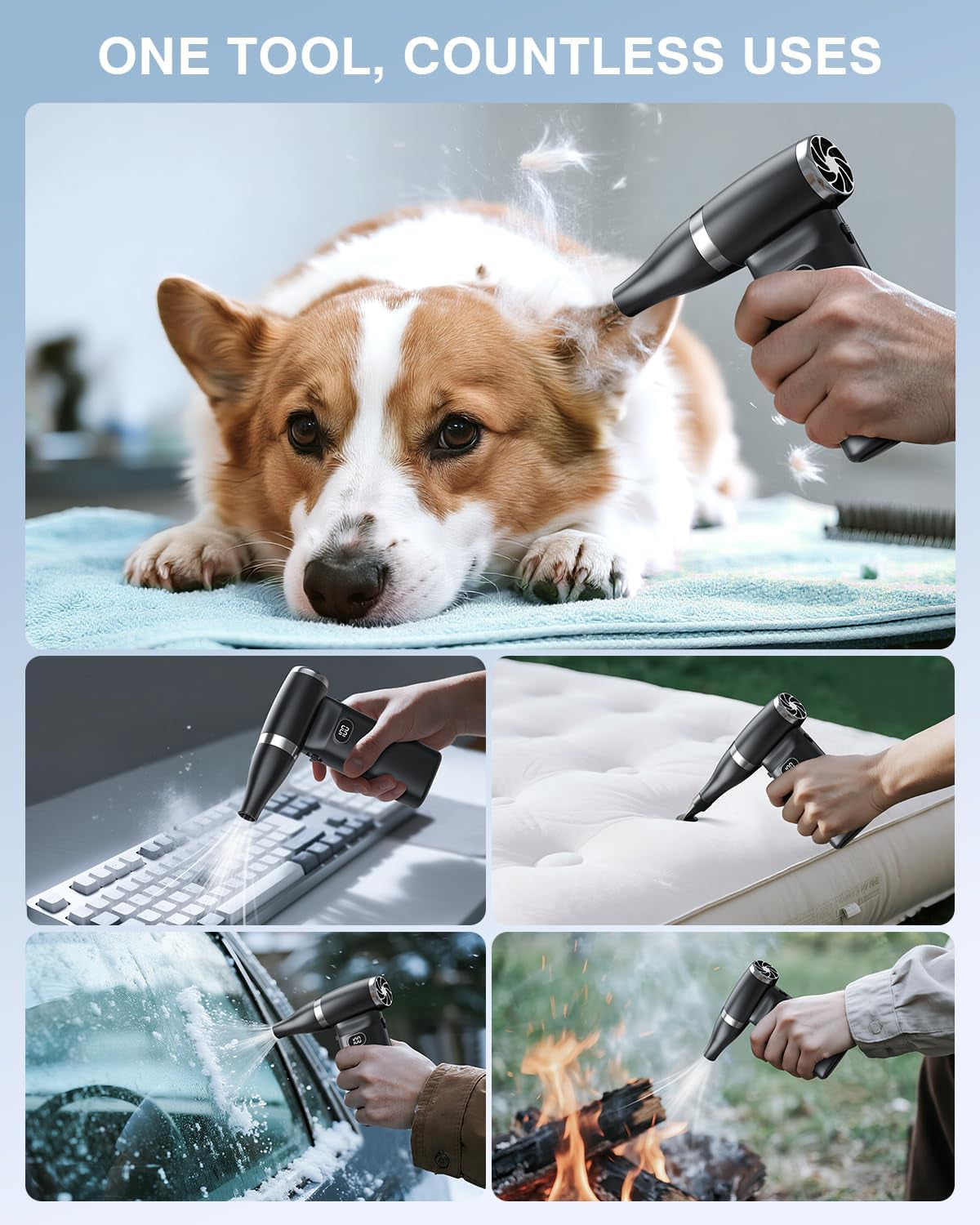 Cordless Turbo Air Duster & Blower