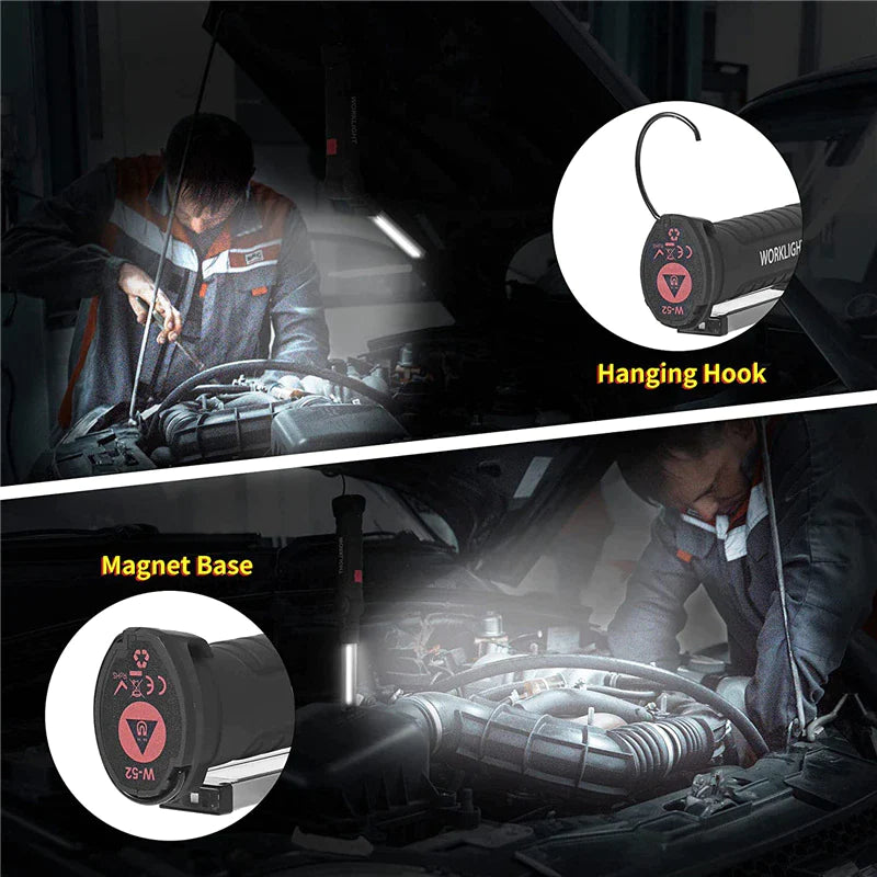 Rechargeable magnetic LED work light