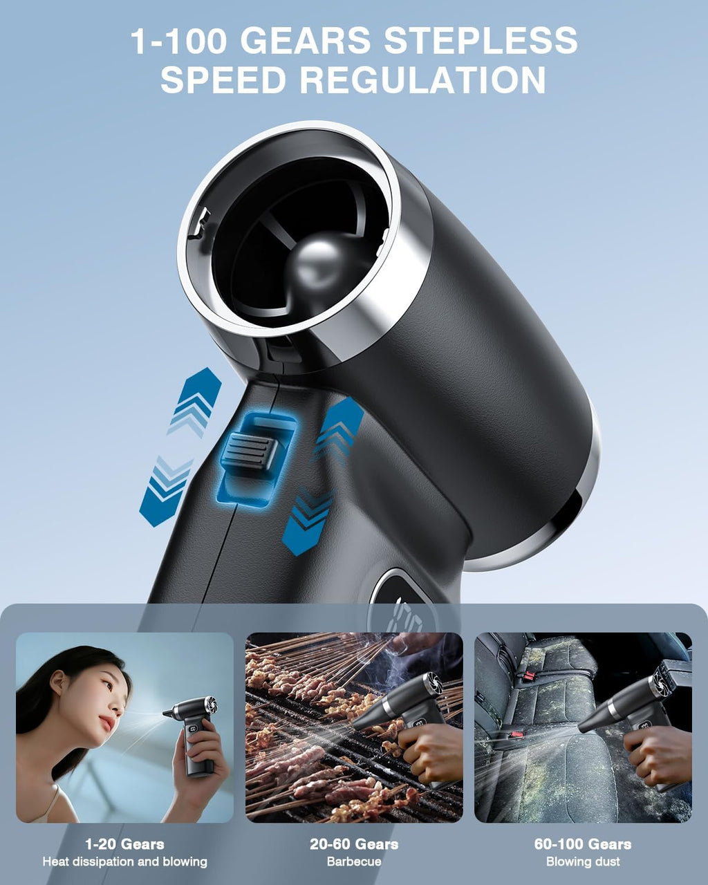 Cordless Turbo Air Duster & Blower