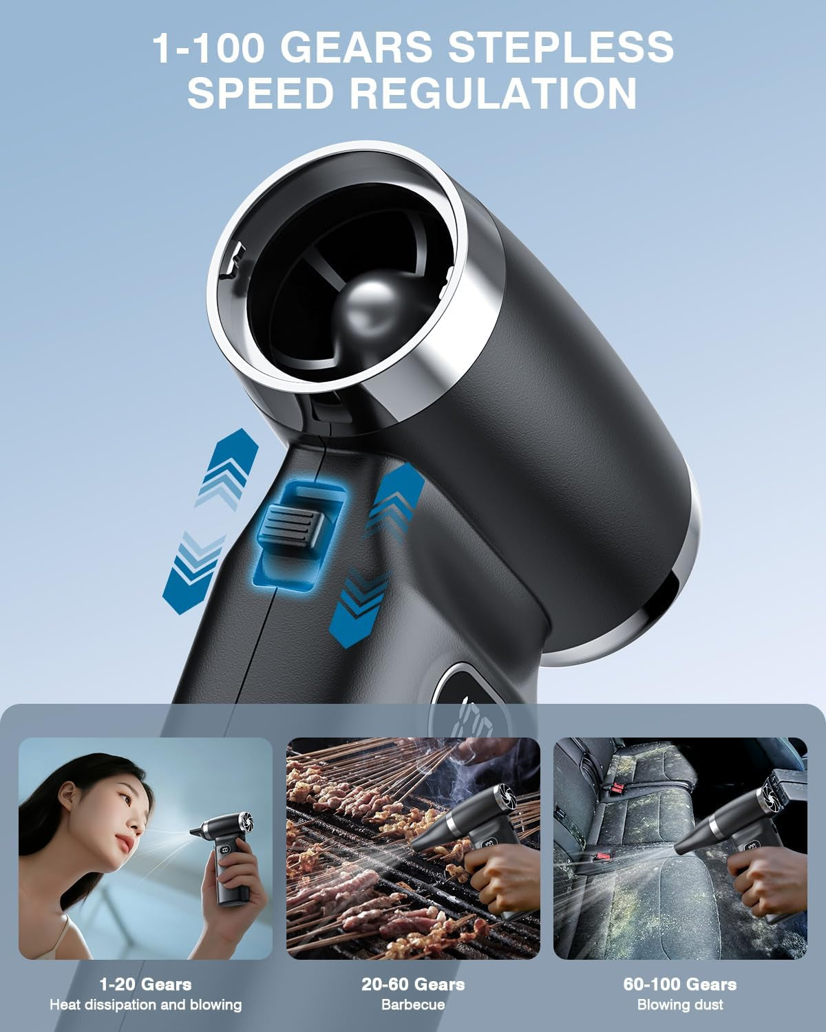 Cordless Turbo Air Duster & Blower